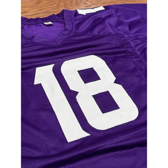 UNSIGNED CUSTOM Sewn Justin Jefferson Purple Home Jersey, Size XL - Picture 5 of 7